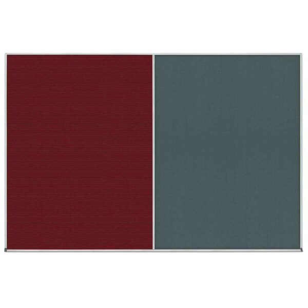 United Visual Products Enclosed Corkboard, 1 Door, 18"x24", 4" Fra UV3407-SATIN-COBACC - main